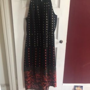 Asymmetrical hem dress